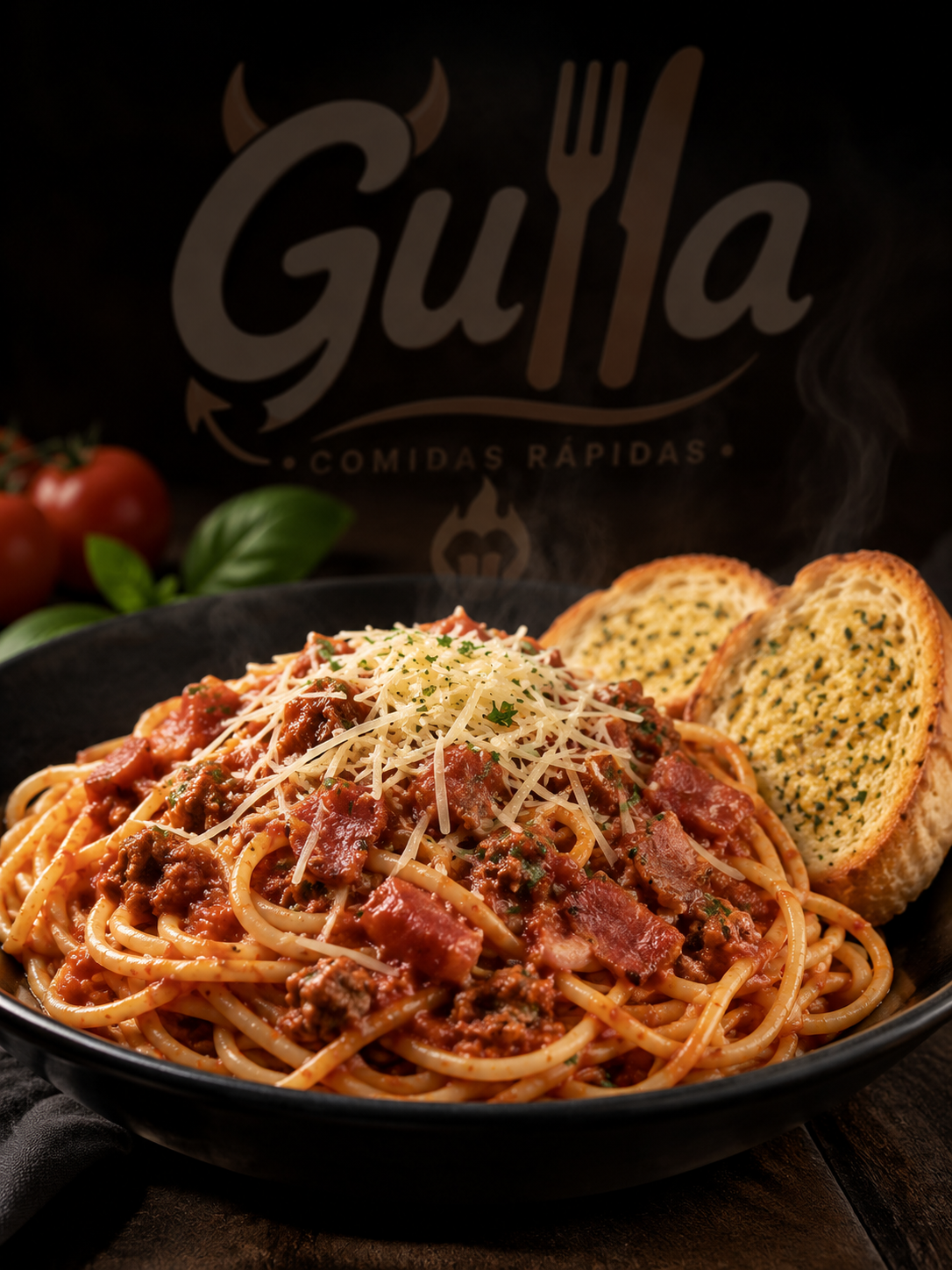 Spaghetti carne/tocineta